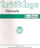 Tạp chí Triết học Số 3 (121), Tháng 6 - 2001