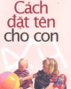 Ebook Cách đặt tên cho con: Phần 2 - Quan Hi Hoa