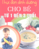 Ebook Thực đơn dinh dưỡng cho trẻ từ 1 - 3 tuổi - Hồng Yến